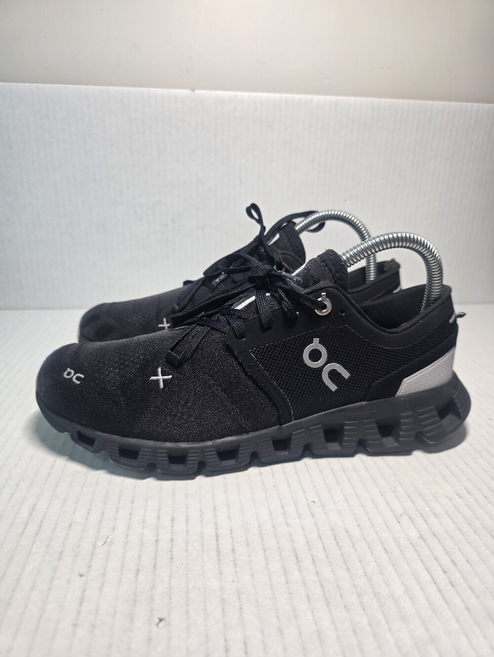 On Cloud CloudX Women's Running Shoes Black / Asphalt - Size 7.5 US (EU 38.5